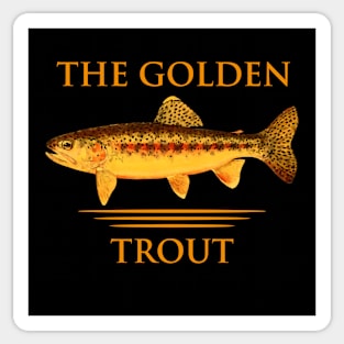 The Golden Trout of  Soda Creek Sticker